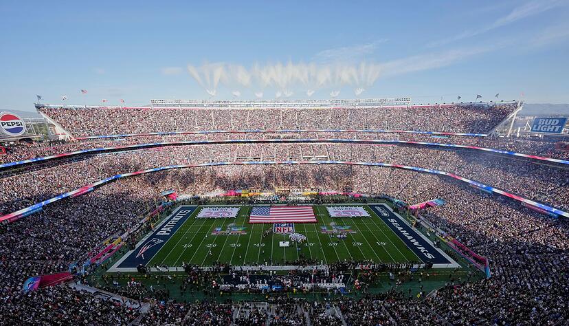 Die ganz gro&szlig;e B&uuml;hne: Der Super Bowl in Santa Clara.
