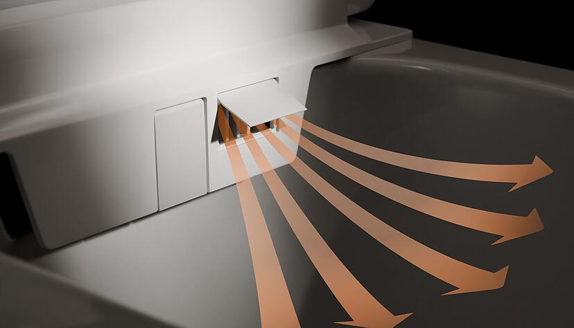 Hitze unterm Hintern? Ein Warmluftf&ouml;hn l&auml;sst sich nach pers&ouml;nlichen Vorlieben einstellen.