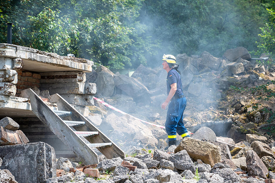 Rettungshundestaffel Unterland Übung