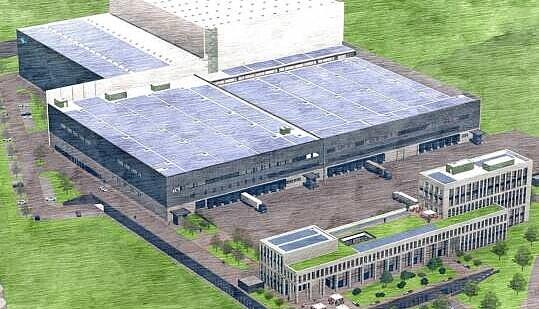 So stellen sich die Architekten den Bau vor, Stand 2023. Die vom Landratsamt genehmigten Pl&auml;ne bleiben unbekannt.