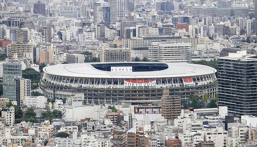 Im Olympiastadion von Tokio werden am 23. Juli die Spiele mit der Eröffnungsfeier starten. Foto: dpa Im Olympiastadion von Tokio werden am 23. Juli die Spiele mit der Eröffnungsfeier starten. Foto: dpa