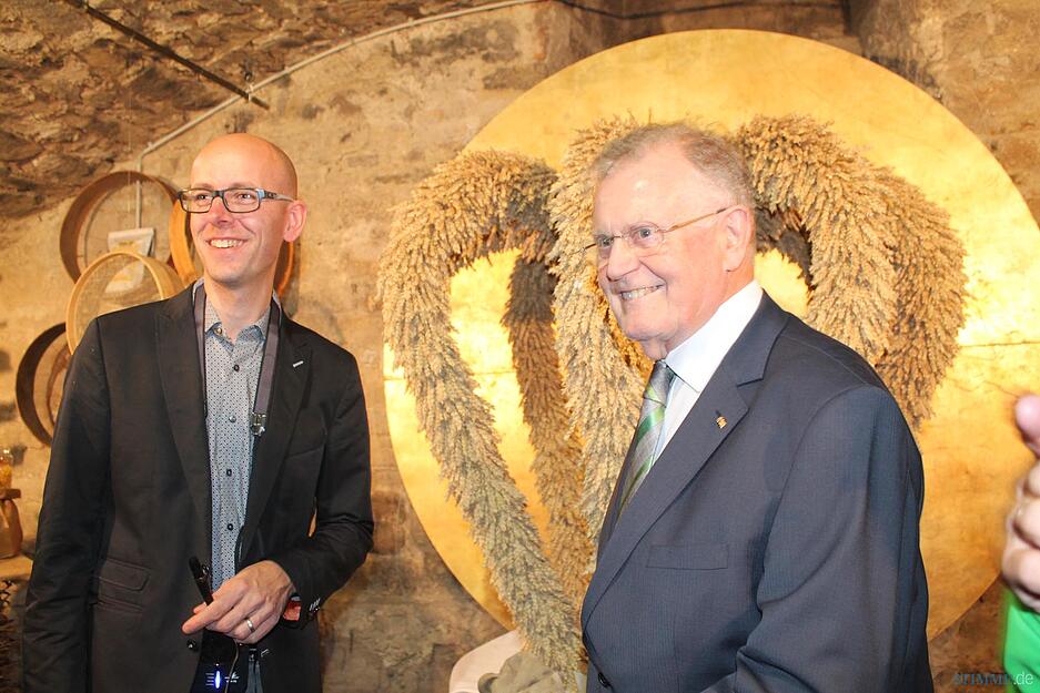 Erwin Teufel er&ouml;ffnet letzte Blumenschau auf der Laga