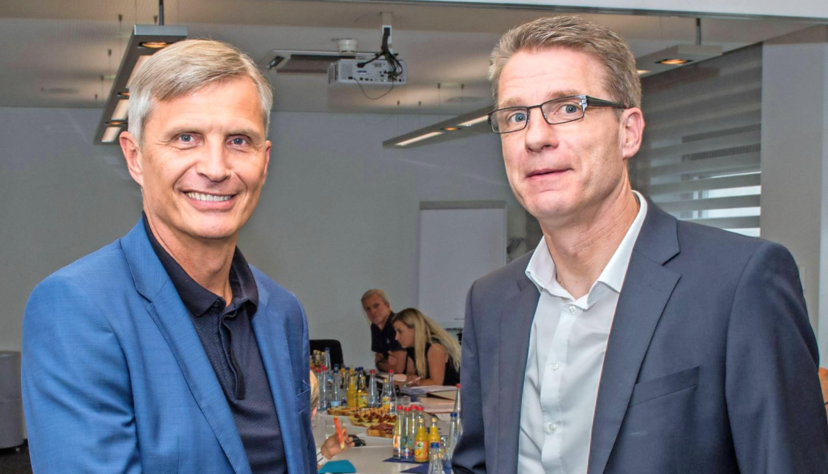 Richard Lohmiller jr. übernimmt, Fred Schulze (rechts) geht.