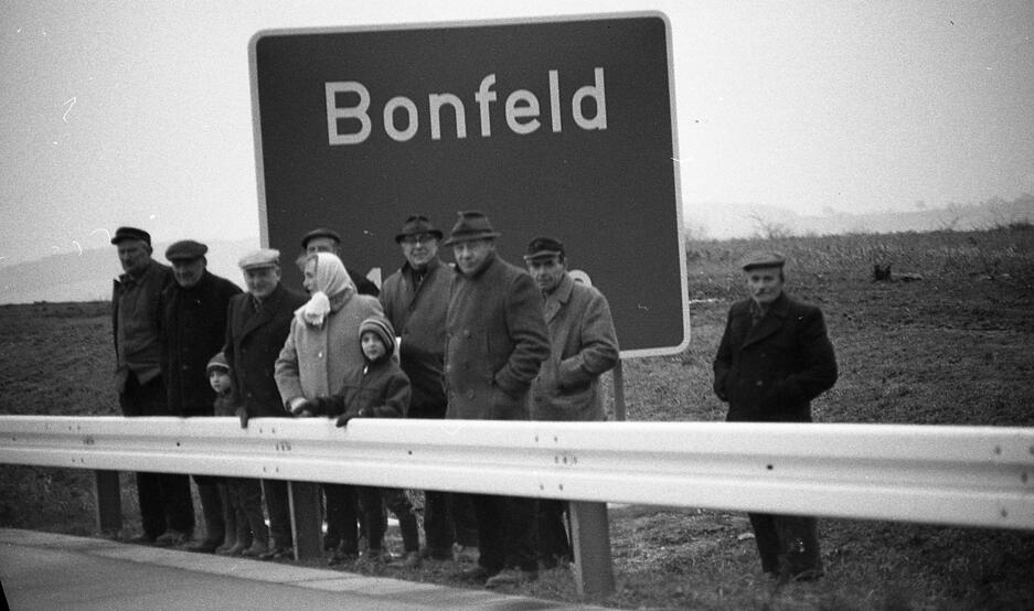 Eröffnung der Autobahn A6 , auch Neckarlinie genannt, am 10. Dezember 1968