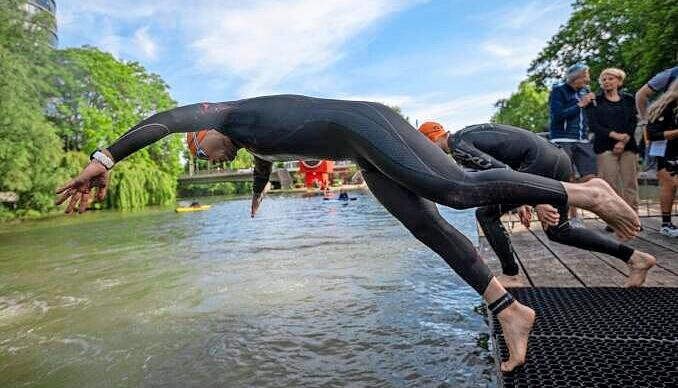 Heilbronn erwartet am Sonntag über 1500 Triathleten. Neben der Deutschen Meisterschaft über die MItteldistanz starten Teilnehmer auf drei weiteren Distanzen.
