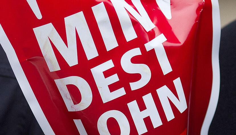 Gewerkschaften hatten f&uuml;r h&ouml;here Mindestl&ouml;hne demonstriert.