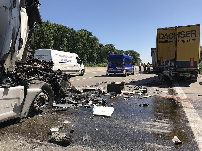 A6-Unfall bei bei Kirchardt