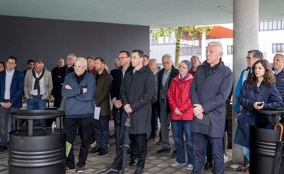 Spatenstich f&uuml;r den HIP-Turm