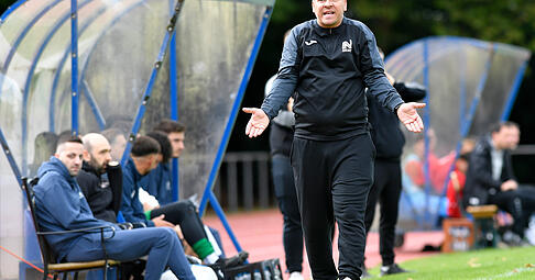 SUN-Trainer Pascal Marche ist mit Hinrunde der Saison 2025/26 nicht zufrieden.