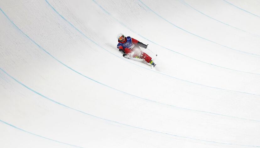 Auch im Finale kamen viele Starter - wie hier Dylan Marineau - zu Fall.