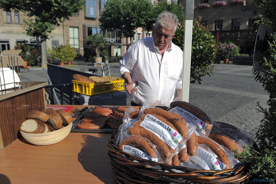 Enth&uuml;llung der Buga-Countdown-Uhr | 20.07.