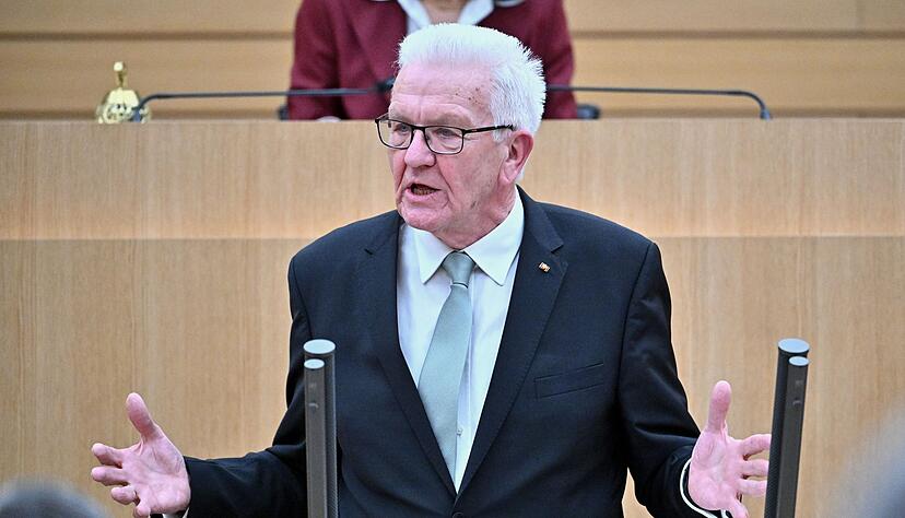 Kretschmann bedankte sich bei den Abgeordneten.