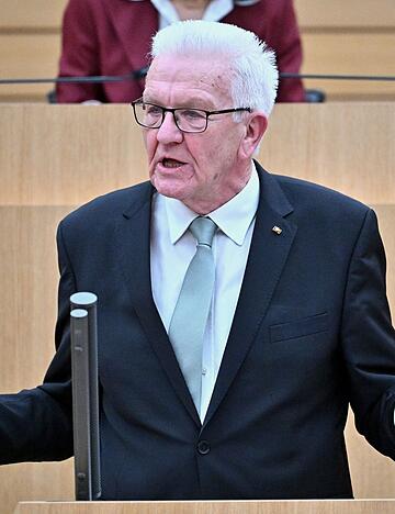 Kretschmann bedankte sich bei den Abgeordneten.