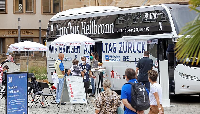 Der Impfbus ist in Heilbronn bereits seit Juli im Betrieb. Foto: Archiv/Seidel Der Impfbus ist in Heilbronn bereits seit Juli im Betrieb. Foto: Archiv/Seidel