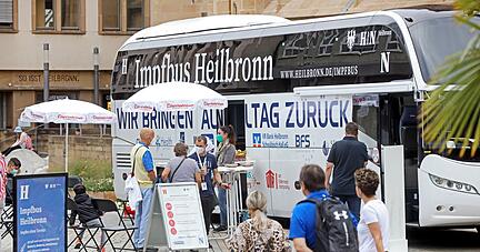 Der Impfbus ist in Heilbronn bereits seit Juli im Betrieb. Foto: Archiv/Seidel