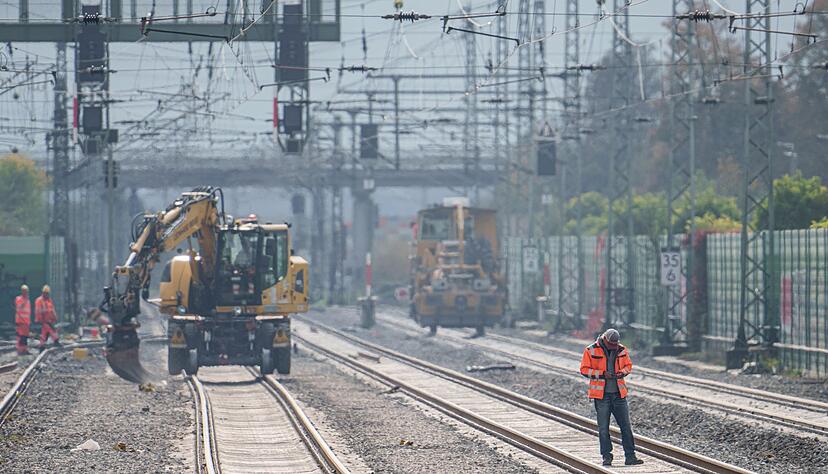 Wieder Bauarbeiten an Bahnstrecken 2025. (Archivbild)