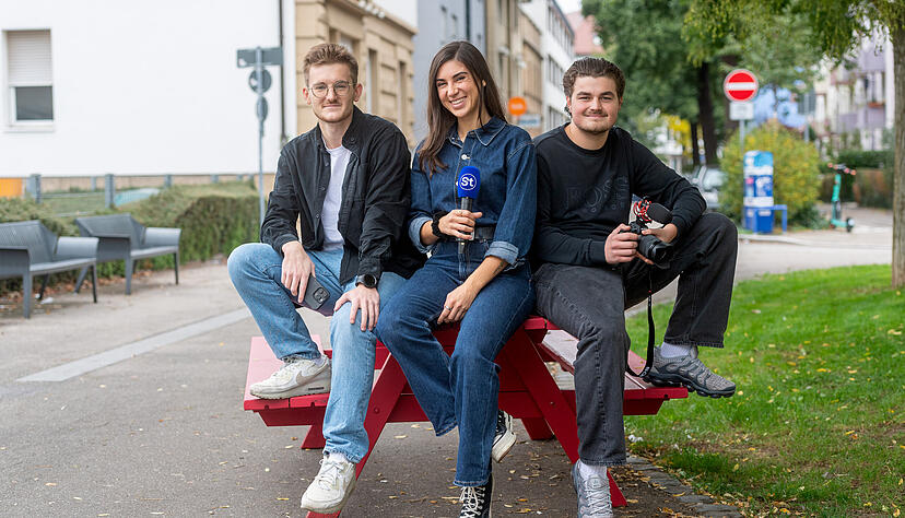 Das Team hinter Inside Regio: Die Volontäre (v.l.) Ben Ferdinand, Aleyna Tas und Paul Glaser. Das Team hinter Inside Regio: Die Volontäre (v.l.) Ben Ferdinand, Aleyna Tas und Paul Glaser.