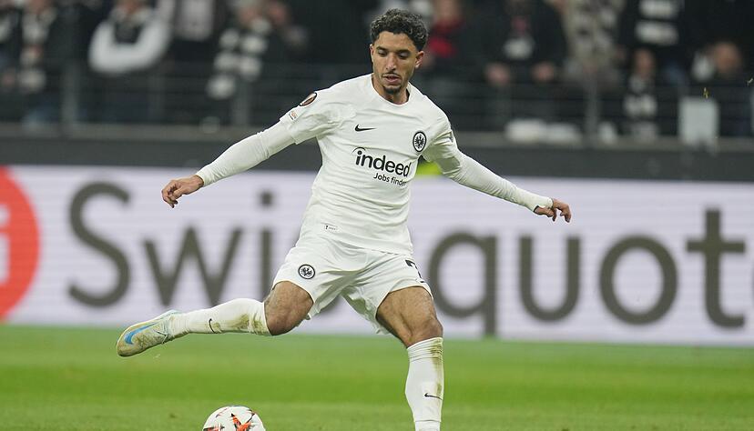 Frankfurts Omar Marmoush präsentiert sich seit Wochen in Topform. Frankfurts Omar Marmoush präsentiert sich seit Wochen in Topform.