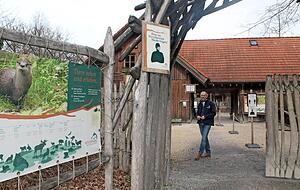 Marcus Rügamer im derzeit geschlossenen Park: "Wir kommen ganz gut zurecht, die Corona-Fördermaßnahmen greifen."  Foto: Bigna Fink