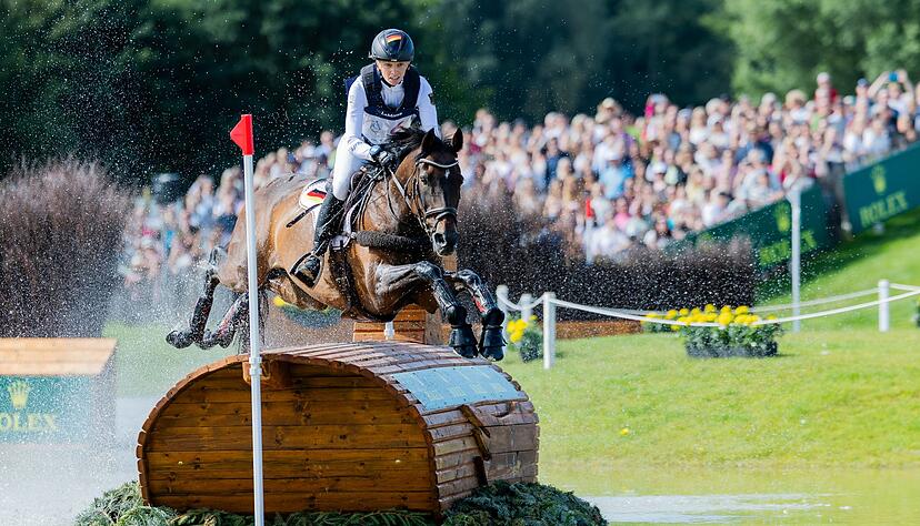Anna Siemer ritt in Aachen für die Nationalmannschaft.