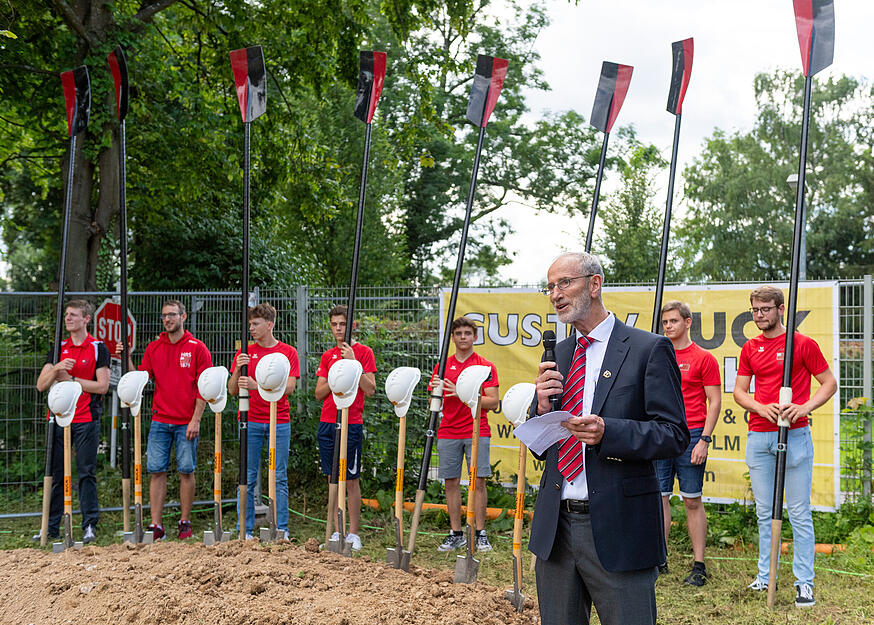 Spatenstich Bootshaus Spatenstich Bootshaus