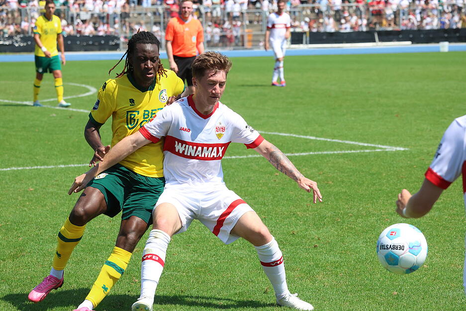VfB Stuttgart vs. Fortuna Sittard, Frankenstadion Heilbronn.