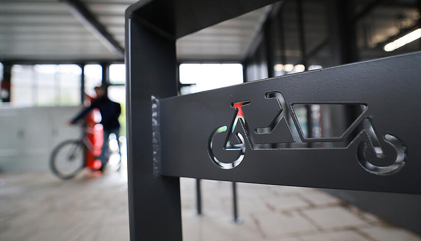 Platz für Lastenräder in einem Fahrradparkhaus: In Heilbronn gibt es wohl keinen Zuschuss für Cargo-Bikes.