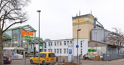Bekenntnis zu den Standorten: Ein Raiffeisenmarkt wird weiterhin gleich neben dem ehemaligen Sitz der BAG in Bad Friedrichshall-Kochendorf betrieben.