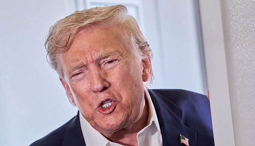 Donald Trump reagierte froh auf die Nachricht von Colberts Absetzung. (Archivbild)