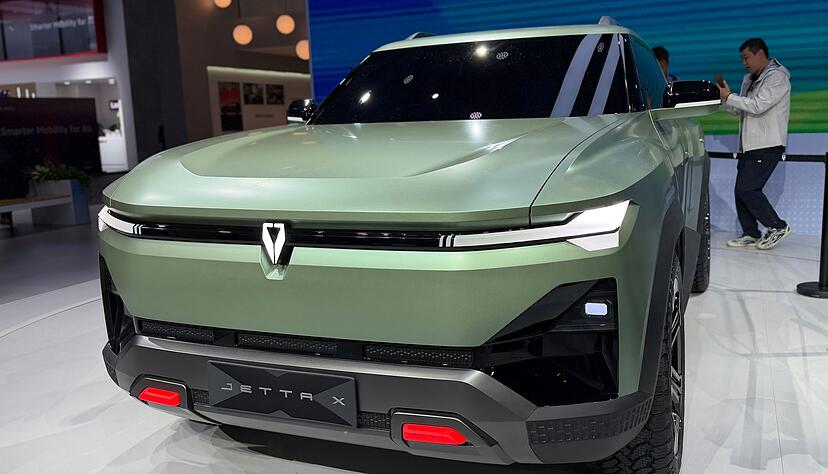 Die VW-Tochter Jetta pr&auml;sentiert ihr neues SUV, das aber nur in China verkauft werden soll.