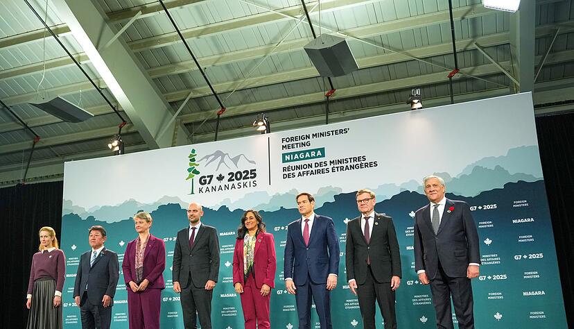 In der Abschlusserkl&auml;rung zum G7-Au&szlig;enministertreffen in Kanada wird China f&uuml;r seine Unterst&uuml;tzung Russlands kritisiert.