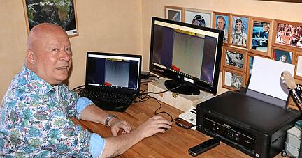 Interessiert an Raumfahrt und Astronomie, skeptisch, was Ufo-Sichtungen angeht: Hansjürgen Köhler.
Foto: Armin Rößler Interessiert an Raumfahrt und Astronomie, skeptisch, was Ufo-Sichtungen angeht: Hansjürgen Köhler.
Foto: Armin Rößler