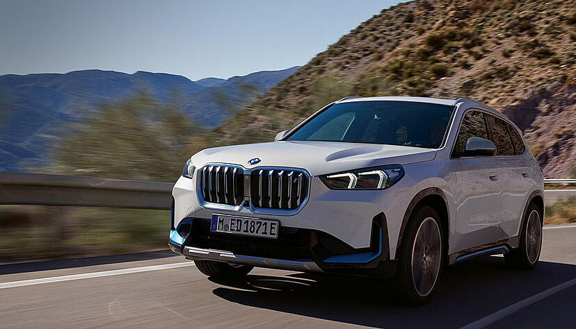 Der BMW iX1 xDrive30 ist einer der Preise beim Gewinnsparen der VR Bank Heilbronn Schwäbisch Hall.