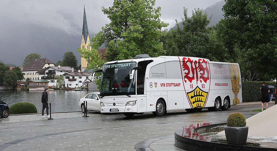 Der VfB Stuttgart ist am Montag im Trainingslager angekommen.