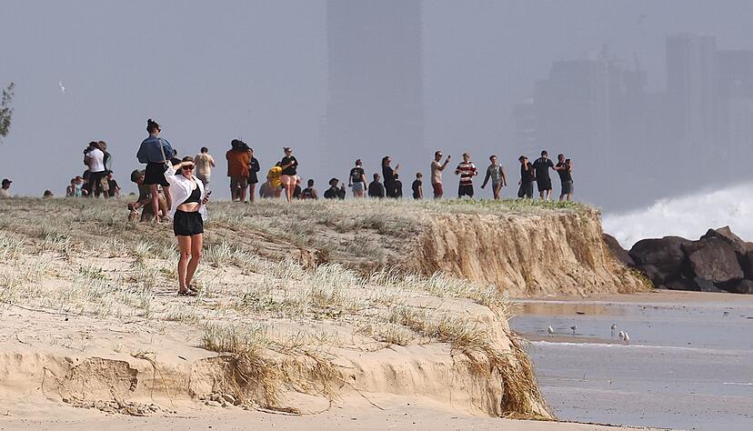 Viele bekannte St&auml;nde an der Gold Coast sind schon erodiert.