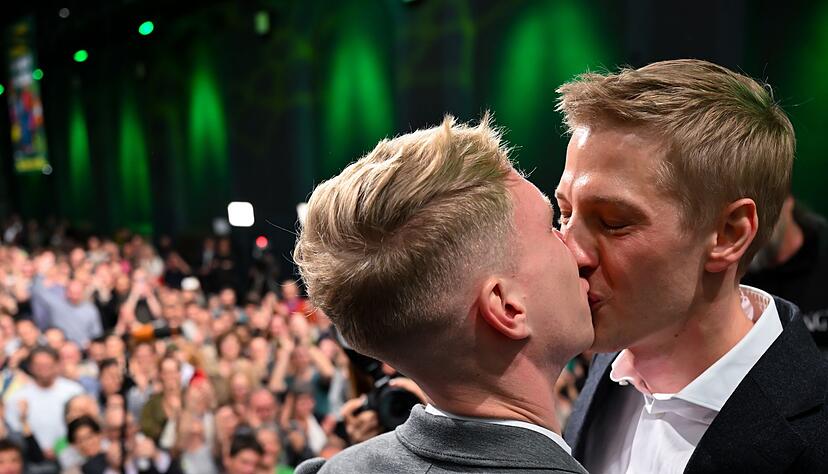 Ein Kuss für «die Liebe meines Lebens». Ein Kuss für «die Liebe meines Lebens».