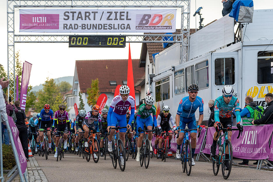 Radsport, Bundesliga U23 in Auenstein