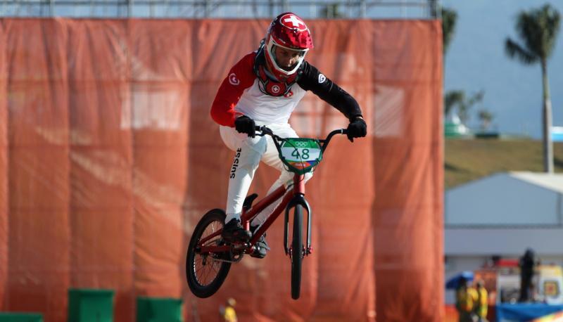 Die BMX-Fahrer haben in Rio mit ihren Wettk&auml;mpfen begonnen. Foto: Fazry Ismail