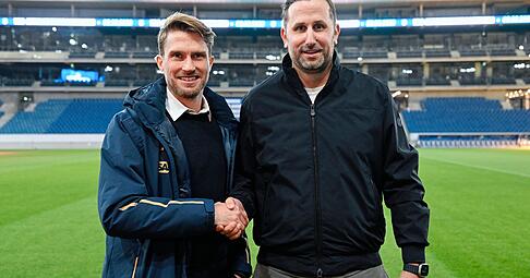 Andr&eacute; Kreuzwieser (rechts) hei&szlig;t der neu gew&auml;hlte Vorsitzende der TSG 1899 Hoffenheim, Florian Beil (links) fungiert als sein Stellvertreter.