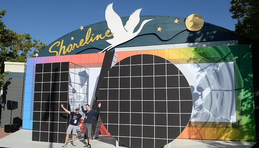 Google veranstaltet die Entwicklerkonferenz seit Jahren in einem Amphitheater in der N&auml;he der Konzernzentrale.