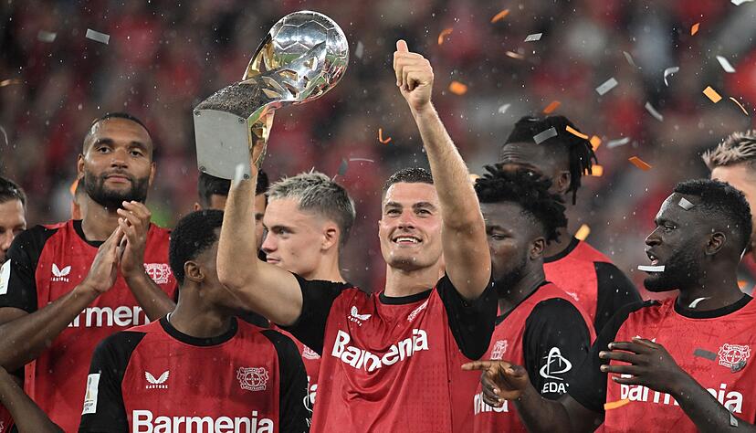 Im vergangenen Jahr jubelte noch Bayer Leverkusen als Supercup-Gewinner.