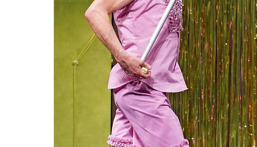 Texte von Daniil Charms: Ein Soloabend mit Bühnenstar und „Tatort“-Kommissar Wolfram Koch.
Foto: Astrid Karger