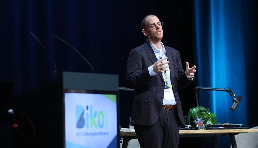 Wie steht es um die Kinder? Sebastian Kurtenbach hat zum Auftakt der Bildungskonferenz (Biko) der Akademie für Innovative Bildung und Management in Heilbronn gesprochen.