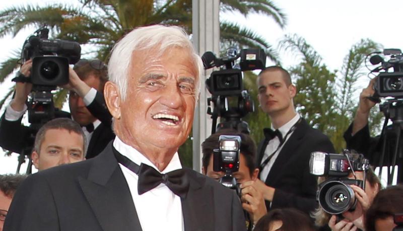 Jean-Paul Belmondo, französischer Schauspieler, kommt 2011 bei den Filmfestspielen in Cannes zu einer Gala.