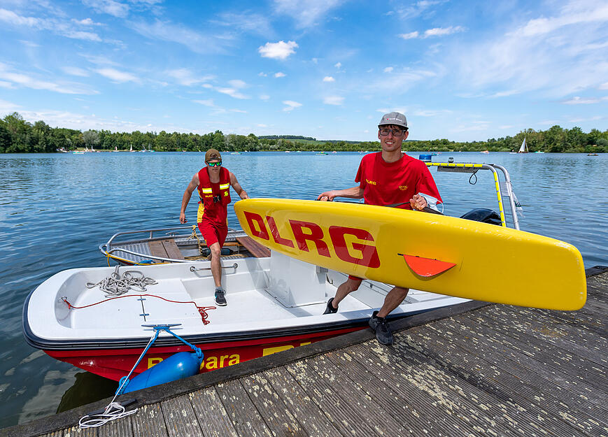 DLRG am Breitenauer See