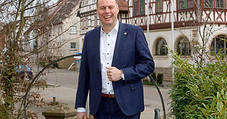 &bdquo;Wir m&uuml;ssen aktuell das W&uuml;nschenswerte von dem Machbaren trennen&ldquo;, sagt Oedheims B&uuml;rgermeister Matthias Schmitt &uuml;ber die angespannte finanzielle Lage der Kommune.