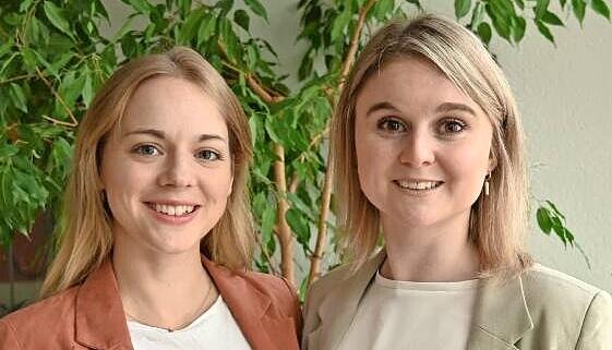 Elena Wormer (links) und Julia Heinnickel leiten das Welcome Center.
Foto: privat Elena Wormer (links) und Julia Heinnickel leiten das Welcome Center.
Foto: privat