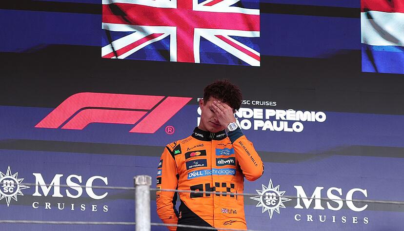 Lando Norris muss immer wieder auch Buhrufe aushalten.