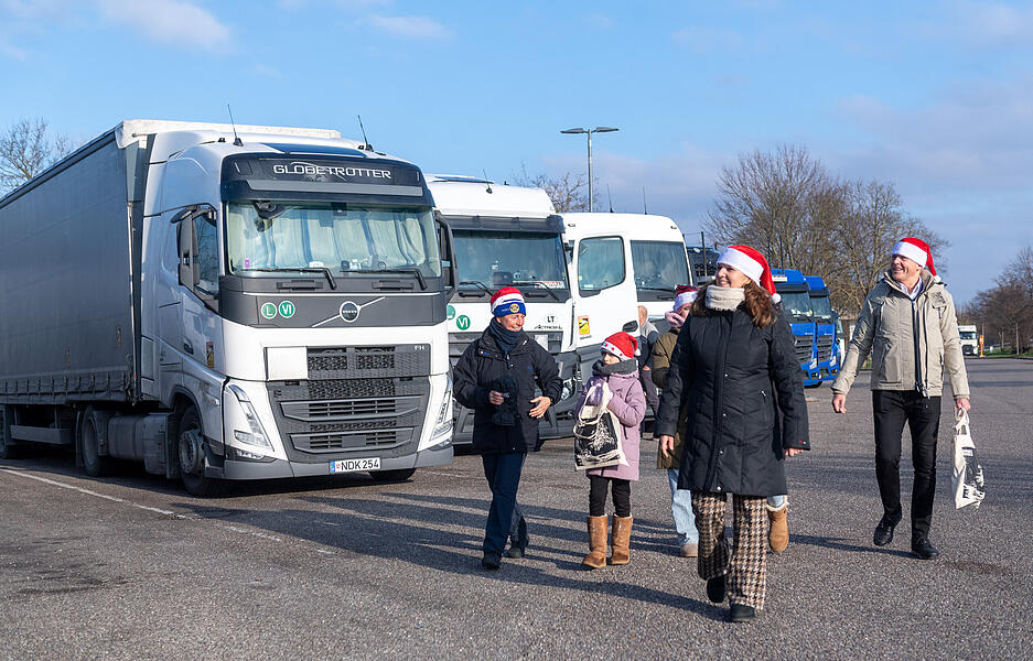 Weihnachtliche &Uuml;berraschungen auf Rastpl&auml;tzen als Zeichen der Wertsch&auml;tzung.
