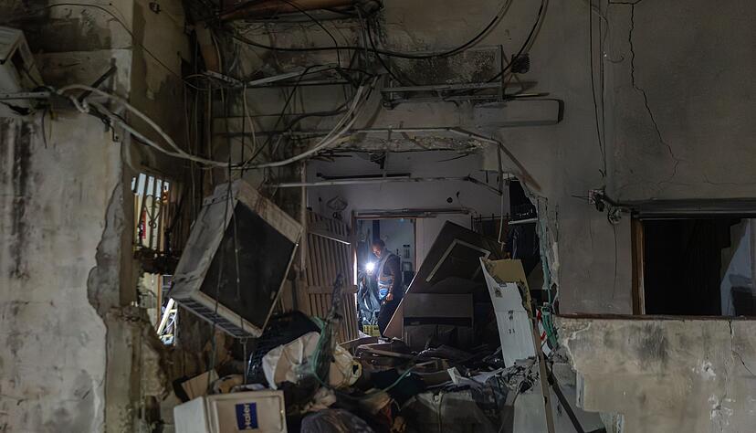 Erneut trafen iranische Raketen Ziele in Israel. Erneut trafen iranische Raketen Ziele in Israel.